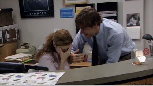 Jim and Pam in the Alliance