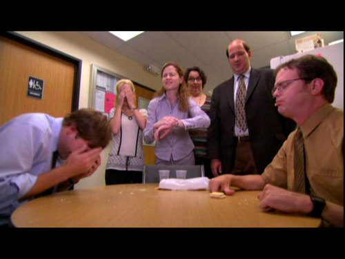  Jim v Dwight - biscoito, bolacha Eat Off