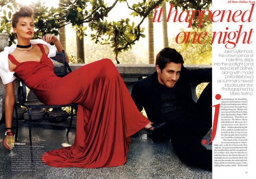  July 04: Jake Gyllenhaal & Daria Werbowy