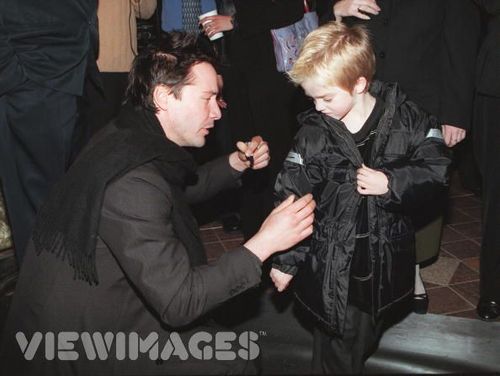  Keanu Reeves with Lil پرستار