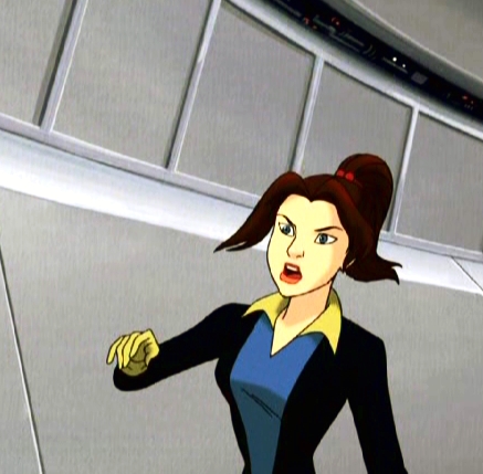 Kitty Pryde in the danger room