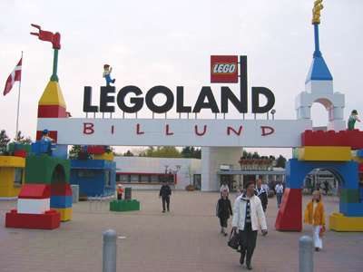 LegoLand sign in Denmark