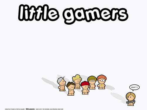  Little Gamers fondo de pantalla