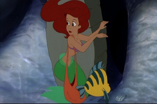  Walt disney Screencaps - Princess Ariel & linguado, solha