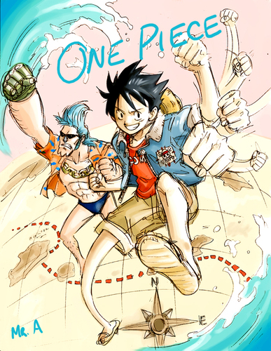  Luffy and Franky