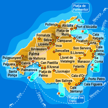  Majorca map