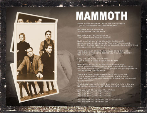 Mammoth Lyrics