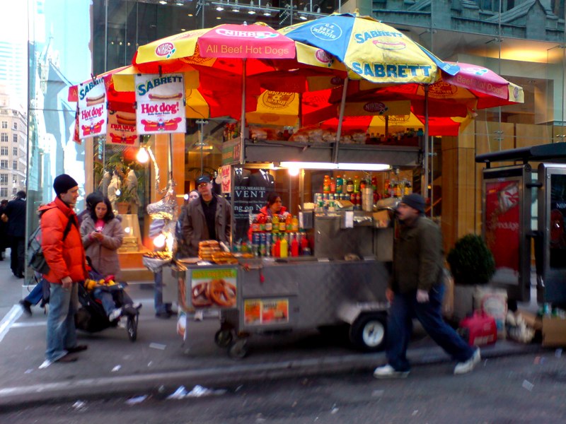 Manhattan hot dog stand - Travel Photo (461246) - Fanpop