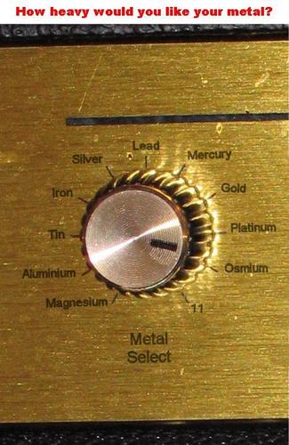 Metal dial