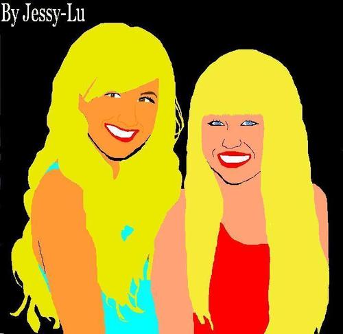  My Ashley & Miley Painting