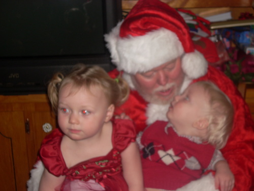  My Dad (Santa) and My Kids