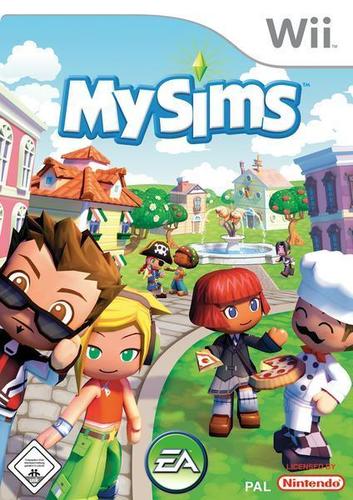  MySims Wii box art