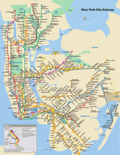  New York Subway Map 2007