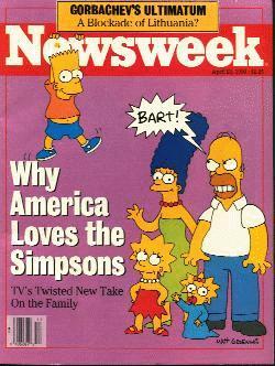 Newsweek Simpsons Covers