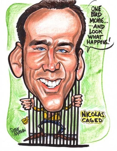 Nick Cage Caricature