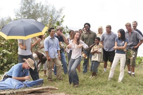  On the set of Lost