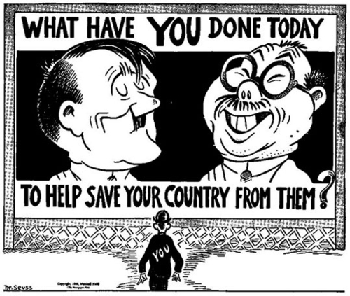 Political Cartoons by Seuss