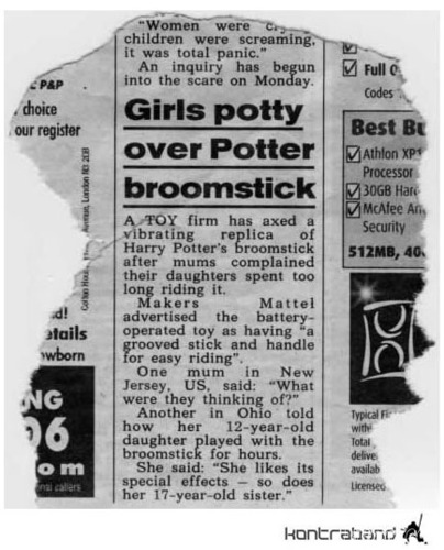  Girls Liebe Potter Broomstick