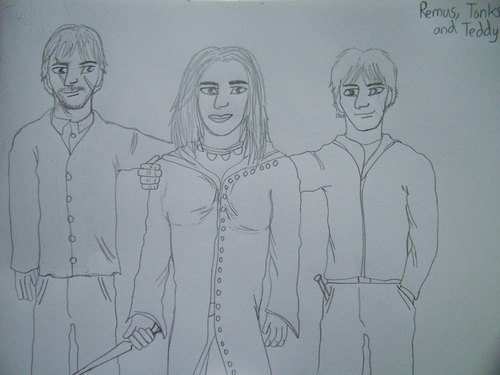  Remus, Тонкс and Teddy