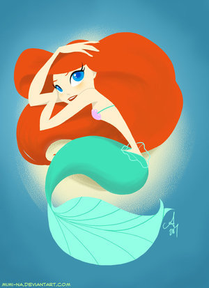  Walt डिज़्नी प्रशंसक Art - Princess Ariel