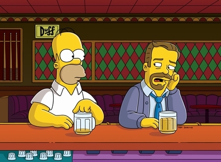  Ricky Gervais in The Simpsons