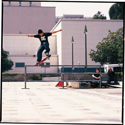  Rob skateboarding