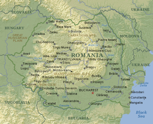  Romania Map