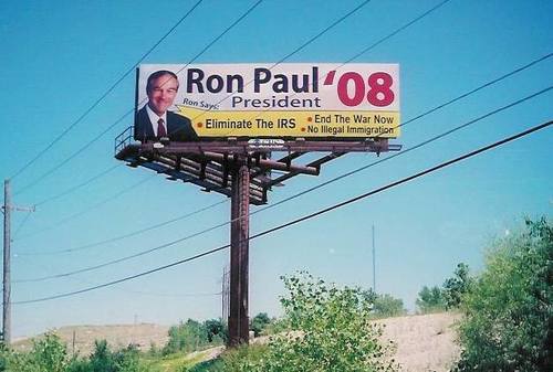  Ron Paul Billboard 2008