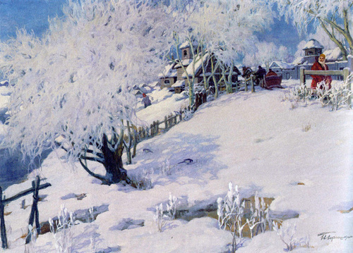  Russian Winter painting