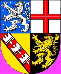  Saarland State シール