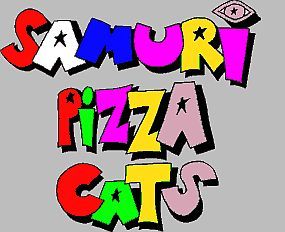  Samurai پیزا Cats Logo