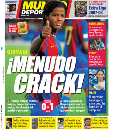 Soccer/Football Magazine Cover