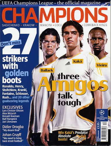 Soccer/Football Magazine Cover