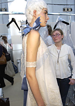  Spring 2005 Couture: Backstage