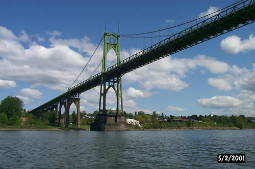  St. John's Bridge achtergrond