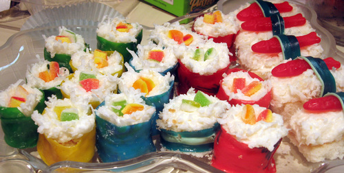  Sushi cupcake