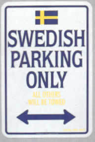  Swedish Parking Sign