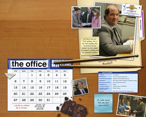  The Office Calendar 바탕화면
