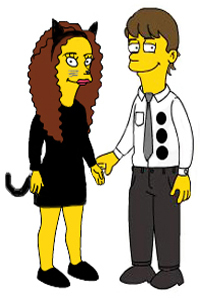  Jim and Pam Simpsonize