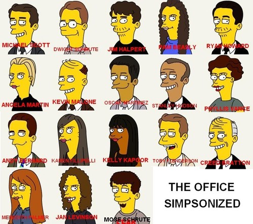  The Office Simpsonized