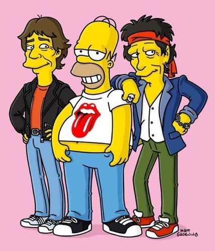  The Stones on the Simpsons