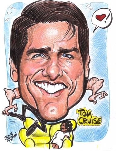  Tom Cruise Caricature