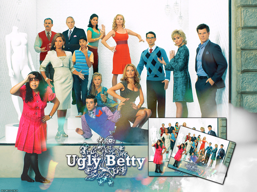  Ugly Betty cast karatasi la kupamba ukuta