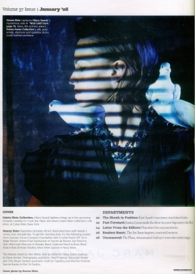  W Magazine Scans Jan 2008