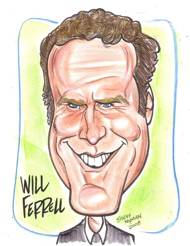  Will Ferrell Caricature