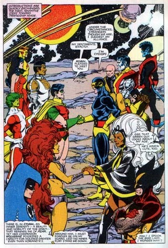  X-Men met Teen Titans