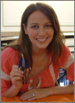  amy acker holding fred figure