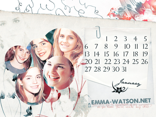 emma watson calendar