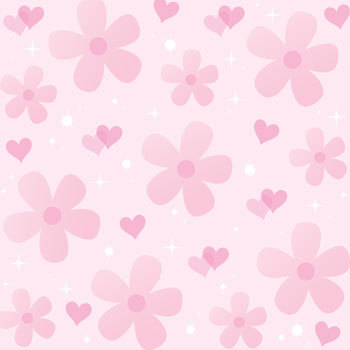  hearts & お花