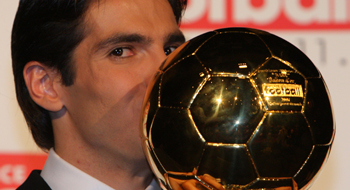 kaka with the golden ball